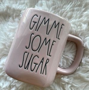 Rae Dunn "Gimme Some Sugar" Pink Coffee Mug
